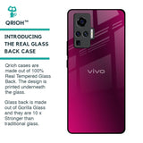 Pink Burst Glass Case for Vivo X50 Pro