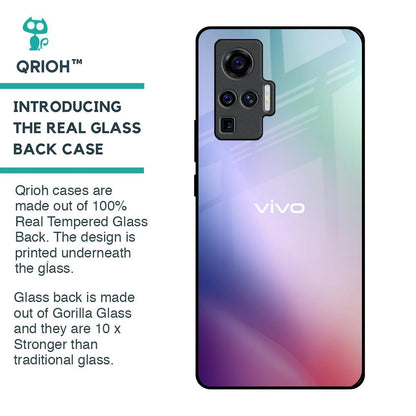 Abstract Holographic Glass Case for Vivo X50 Pro
