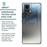 Tricolor Ombre Glass Case for Vivo X50 Pro