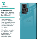 Oceanic Turquiose Glass Case for Vivo X50 Pro
