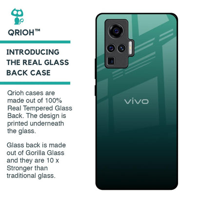 Palm Green Glass Case For Vivo X50 Pro