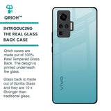 Arctic Blue Glass Case For Vivo X50 Pro