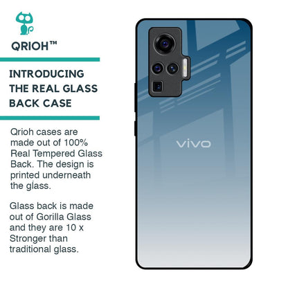 Deep Sea Space Glass Case for Vivo X50 Pro