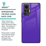 Amethyst Purple Glass Case for Vivo X50 Pro