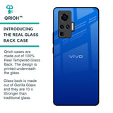 Egyptian Blue Glass Case for Vivo X50 Pro