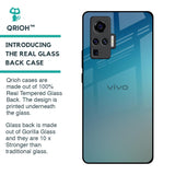 Sea Theme Gradient Glass Case for Vivo X50 Pro