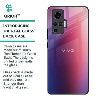 Multi Shaded Gradient Glass Case for Vivo X50 Pro