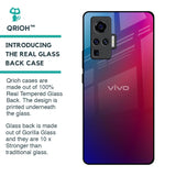 Magical Color Shade Glass Case for Vivo X50 Pro