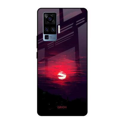 Morning Red Sky Vivo X50 Pro Glass Cases & Covers Online