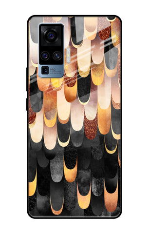Bronze Abstract Vivo X50 Pro Glass Cases & Covers Online
