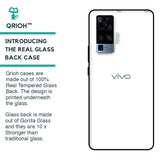 Arctic White Glass Case for Vivo X50 Pro