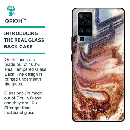 Exceptional Texture Glass Case for Vivo X50 Pro