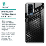 Dark Abstract Pattern Glass Case For Vivo X50 Pro