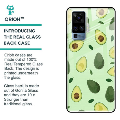 Pears Green Glass Case For Vivo X50 Pro