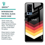 Abstract Arrow Pattern Glass Case For Vivo X50 Pro