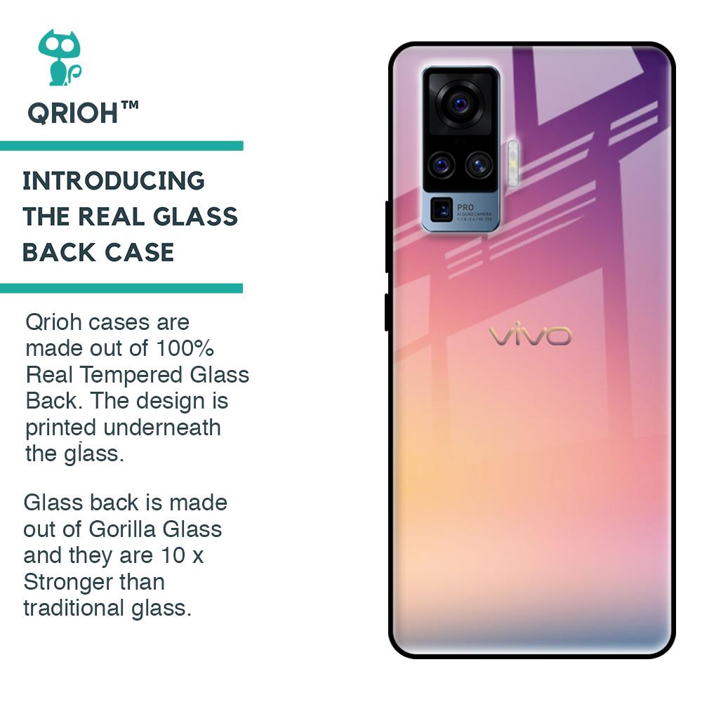 Lavender Purple Glass case for Vivo X50 Pro