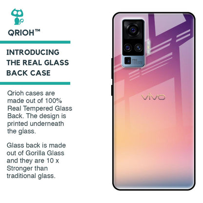 Lavender Purple Glass case for Vivo X50 Pro