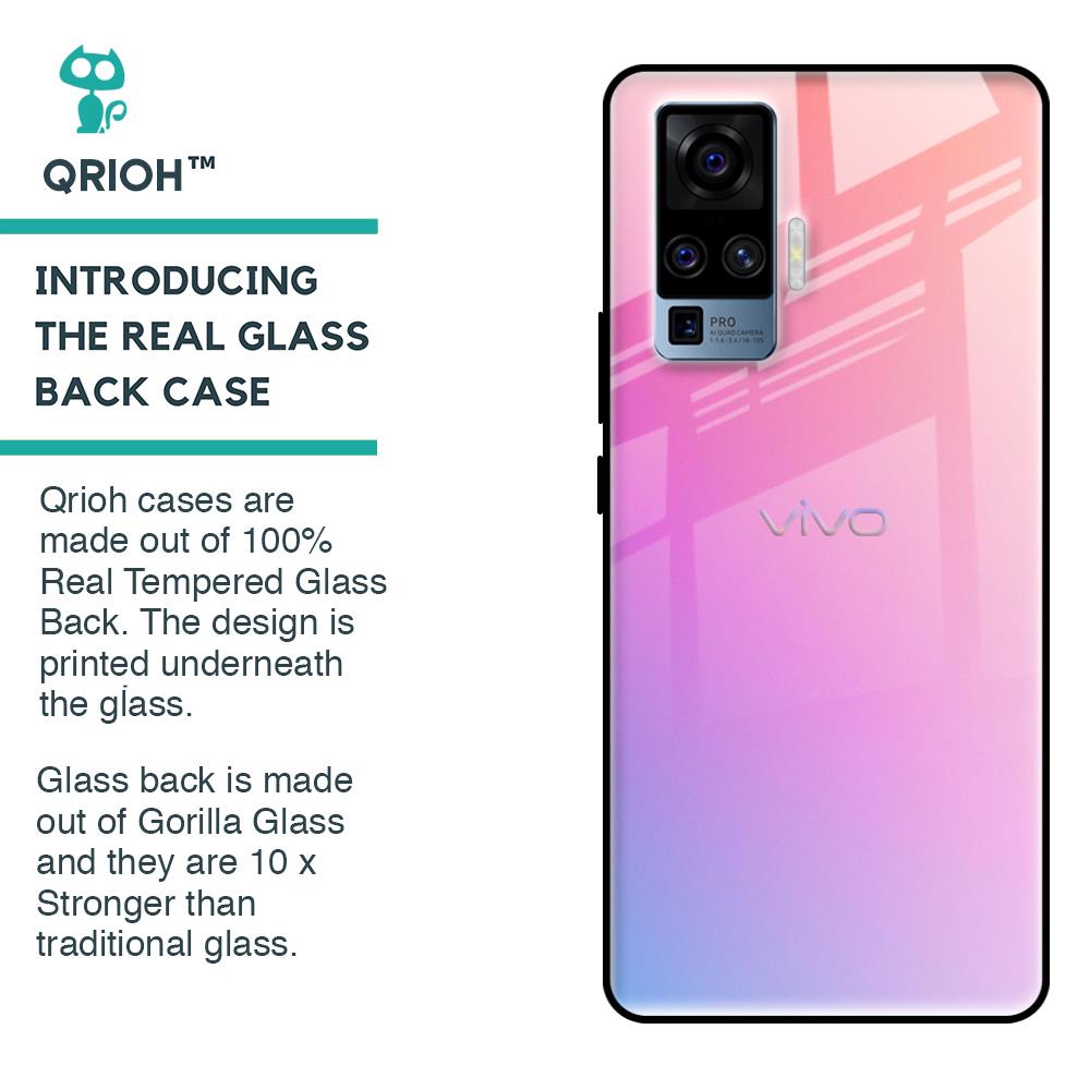 Dusky Iris Glass case for Vivo X50 Pro