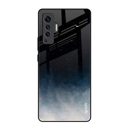 Black Aura Vivo X50 Glass Back Cover Online