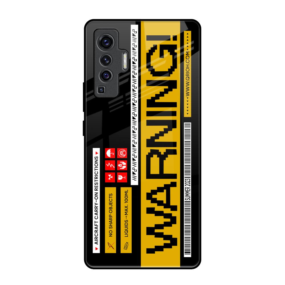 Aircraft Warning Vivo X50 Glass Back Cover Online