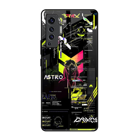 Astro Glitch Vivo X50 Glass Back Cover Online