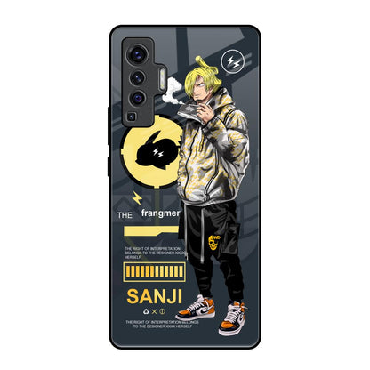 Cool Sanji Vivo X50 Glass Back Cover Online