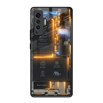Glow Up Skeleton Vivo X50 Glass Back Cover Online