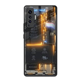 Glow Up Skeleton Vivo X50 Glass Back Cover Online