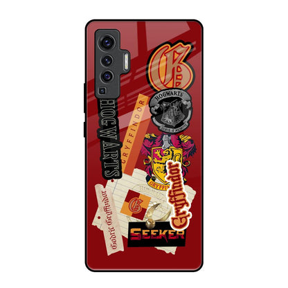 Gryffindor Vivo X50 Glass Back Cover Online