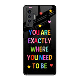 Magical Words Vivo X50 Glass Back Cover Online
