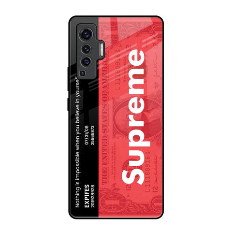 Supreme Ticket Vivo X50 Glass Back Cover Online