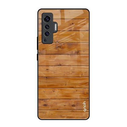 Timberwood Vivo X50 Glass Back Cover Online
