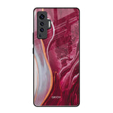 Crimson Ruby Vivo X50 Glass Back Cover Online