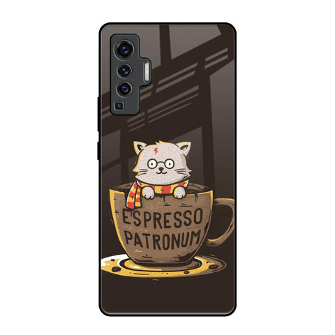 Tea With Kitty Vivo X50 Glass Back Cover Online