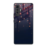 Falling Stars Vivo X50 Glass Back Cover Online