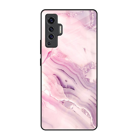 Diamond Pink Gradient Vivo X50 Glass Back Cover Online