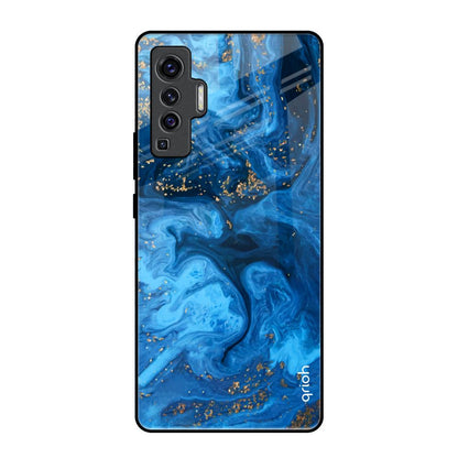 Gold Sprinkle Vivo X50 Glass Back Cover Online