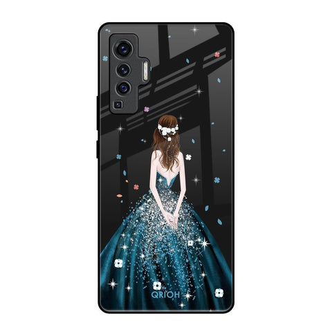 Queen Of Fashion Vivo X50 Glass Back Cover Online