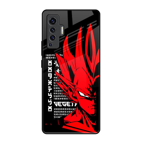 Red Vegeta Vivo X50 Glass Back Cover Online