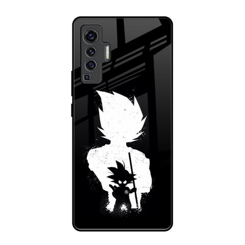 Monochrome Goku Vivo X50 Glass Back Cover Online