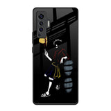 Luffy Line Art Vivo X50 Glass Back Cover Online