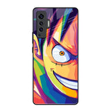 Monkey Wpap Pop Art Vivo X50 Glass Back Cover Online