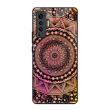 Floral Mandala Vivo X50 Glass Back Cover Online