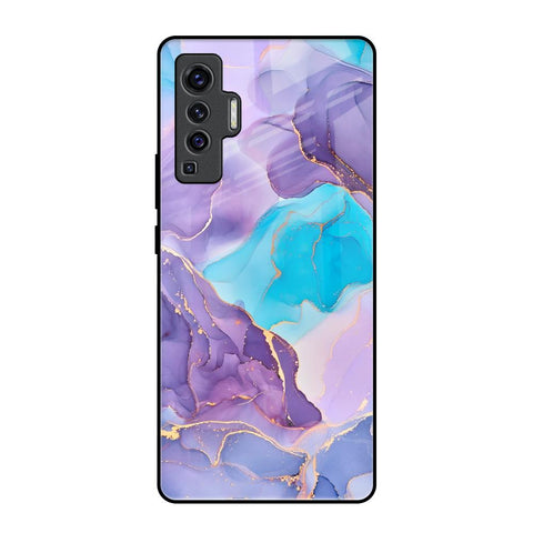 Alcohol ink Marble Vivo X50 Glass Back Cover Online