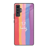 Lucky Abstract Vivo X50 Glass Back Cover Online