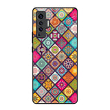 Multicolor Mandala Vivo X50 Glass Back Cover Online