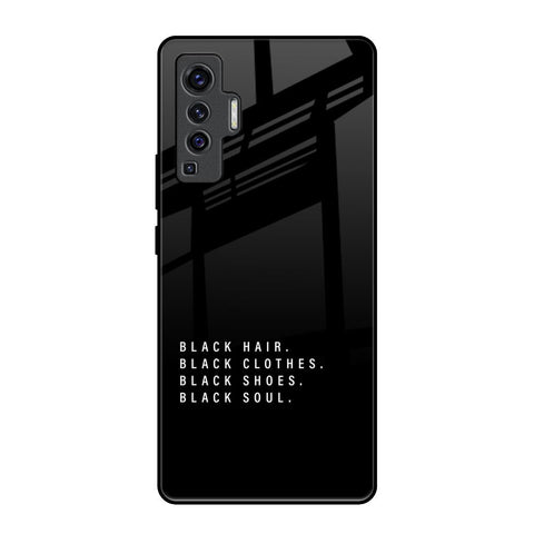 Black Soul Vivo X50 Glass Back Cover Online