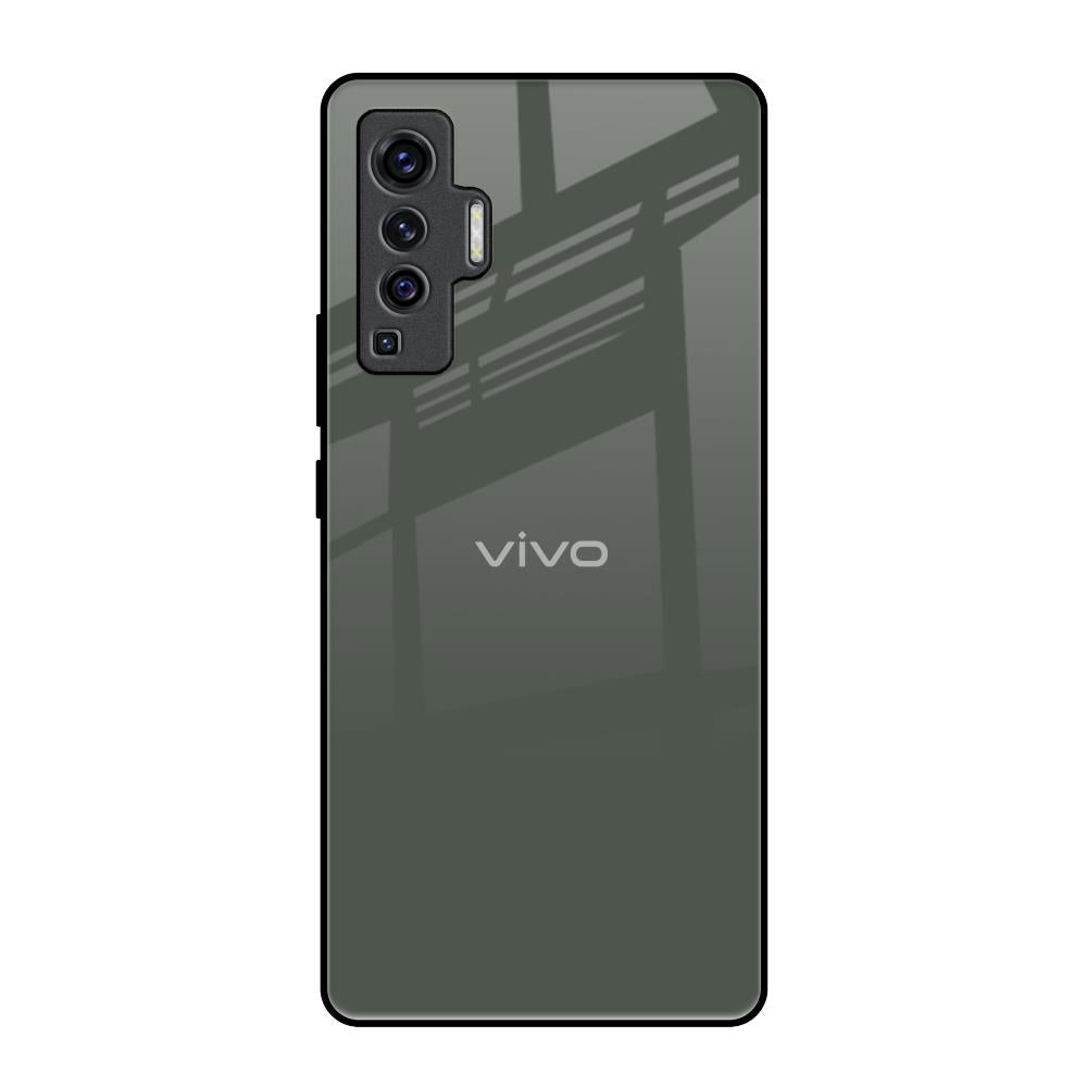 Charcoal Vivo X50 Glass Back Cover Online