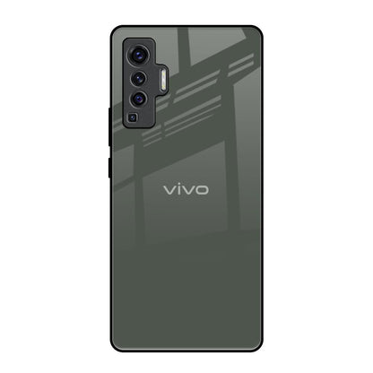 Charcoal Vivo X50 Glass Back Cover Online