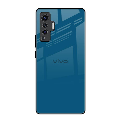 Cobalt Blue Vivo X50 Glass Back Cover Online